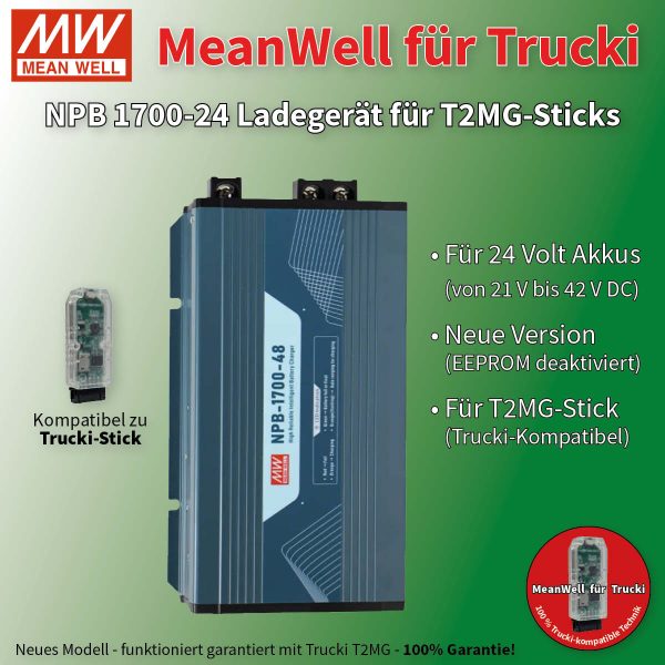 Mean Well NPB 1700-24 Ladegerät für Trucki